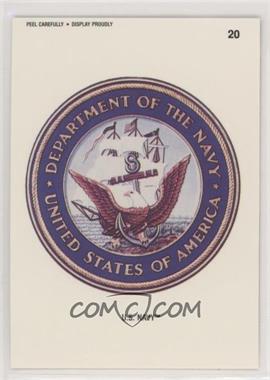 1991 Topps Desert Storm - Stickers #20 - U.S. Navy