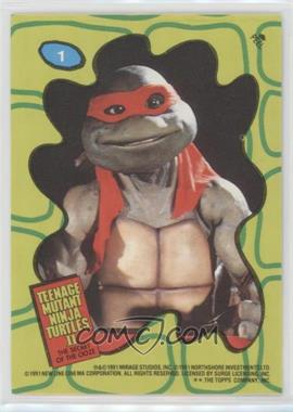 1991 Topps Teenage Mutant Ninja Turtles II: The Secret of the Ooze Movie - Stickers #1 - Rafael