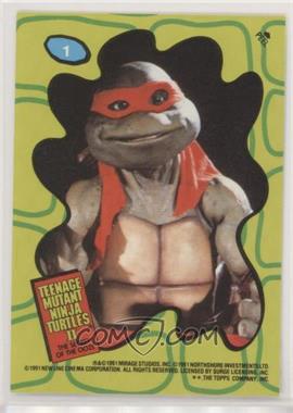 1991 Topps Teenage Mutant Ninja Turtles II: The Secret of the Ooze Movie - Stickers #1 - Rafael