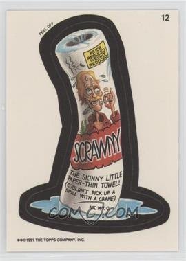 1991 Topps Wacky Packages - [Base] #12.2 - Scrawny (Puzzle Piece Back)