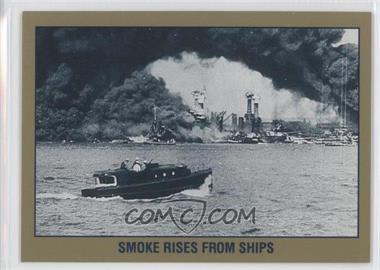 1991 Tuff Stuff Remembering Pearl Harbor - [Base] #20 - Smoke Rises from Ships