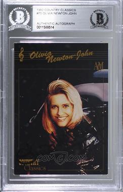 1992 Collect-A-Card Country Classics - [Base] #75 - Olivia Newton-John [BAS Authentic]