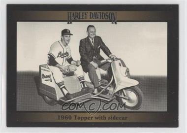 1992 Collect-A-Card Harley-Davidson Series 1 - [Base] #26 - 1960 Topper with Sidecar