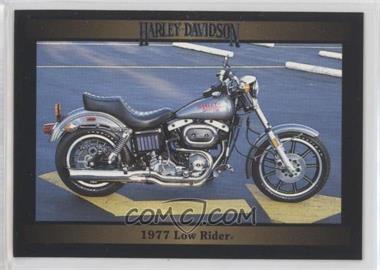 1992 Collect-A-Card Harley-Davidson Series 1 - [Base] #51 - 1977 Low Rider