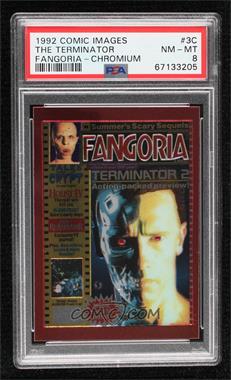 1992 Comic Images Fangoria - Chromium #3C - The Terminator [PSA 8 NM‑MT]