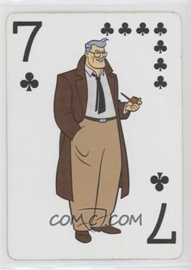 1992 DC Comics Batman: The Animated Series Playing Cards - [Base] #7C - Commissioner Gordon [EX to NM]