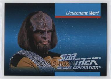 1992 Impel Star Trek The Next Generation - [Base] #007 - Lieutenant Worf