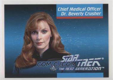 1992 Impel Star Trek The Next Generation - [Base] #010 - Chief Medical Officer Dr. Beverly Crusher