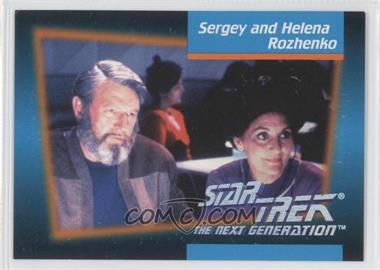 1992 Impel Star Trek The Next Generation - [Base] #019 - Sergey And Helena Rozhenko