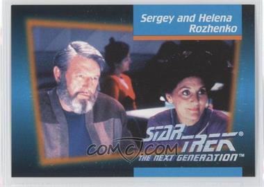 1992 Impel Star Trek The Next Generation - [Base] #019 - Sergey And Helena Rozhenko