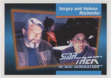 1992 Impel Star Trek The Next Generation - [Base] #019 - Sergey And Helena Rozhenko