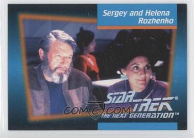 1992 Impel Star Trek The Next Generation - [Base] #019 - Sergey And Helena Rozhenko