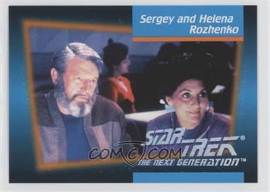 1992 Impel Star Trek The Next Generation - [Base] #019 - Sergey And Helena Rozhenko