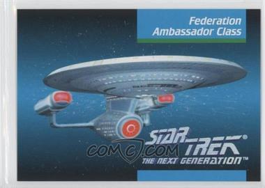 1992 Impel Star Trek The Next Generation - [Base] #039 - Federation Ambassador Class