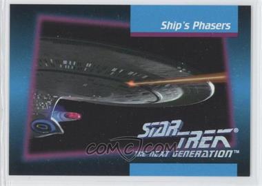 1992 Impel Star Trek The Next Generation - [Base] #056 - Ship's Phasers