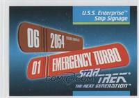 U.s.s. Enterprise Ship Signage