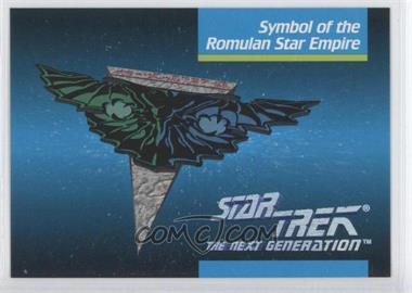 1992 Impel Star Trek The Next Generation - [Base] #080 - Symbol Of The Romulan Star Empire