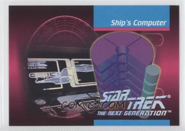 1992 Impel Star Trek The Next Generation - [Base] #101 - Ship's Computer