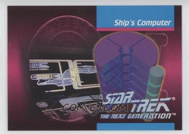 1992 Impel Star Trek The Next Generation - [Base] #101 - Ship's Computer