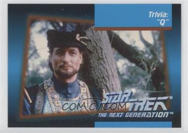 1992 Impel Star Trek The Next Generation - [Base] #113 - Trivia: "q"
