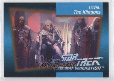 1992 Impel Star Trek The Next Generation - [Base] #116 - Trivia: The Klingons