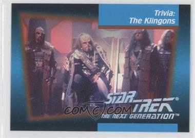 1992 Impel Star Trek The Next Generation - [Base] #116 - Trivia: The Klingons
