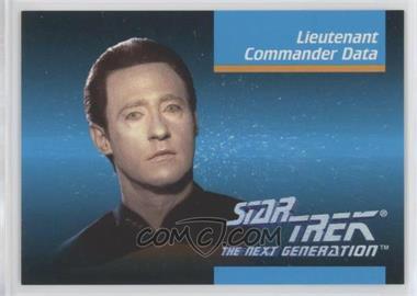 1992 Impel Star Trek The Next Generation - Sample #00B - Lt. Commander Data