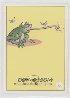 1992 Ken-Wis Berenstain Bears Story Cards - [Base] #35-36 - Raccoons rinsed…/Frogs snagged…