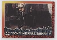 Don't Interfere, Batman! [EX to NM]