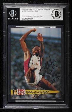 1992 Pro Set Guinness Book of Records - [Base] #100 - One Giant Leap For Man! [BAS BGS Authentic]