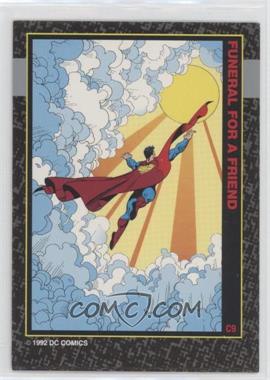 1992 SkyBox Doomsday: The Death of Superman - Funeral for a Friend #C9 - Funeral for a Friend [EX to NM]