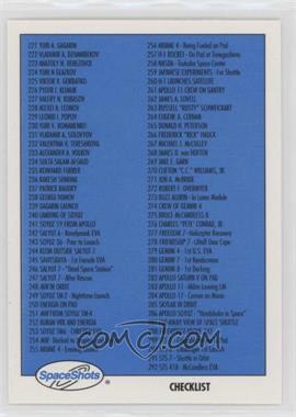 1992 Space Shots Series 3 - [Base] #0330 - Checklist