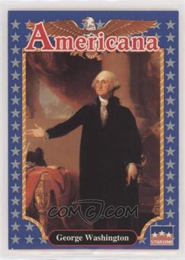 1992 Starline Americana - [Base] #10 - George Washington