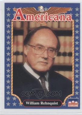 1992 Starline Americana - [Base] #129 - William Rehnquist