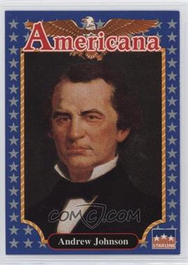 1992 Starline Americana - [Base] #50 - Andrew Johnson