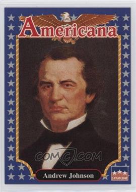 1992 Starline Americana - [Base] #50 - Andrew Johnson