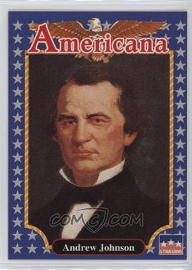 1992 Starline Americana - [Base] #50 - Andrew Johnson