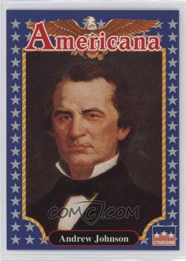 1992 Starline Americana - [Base] #50 - Andrew Johnson