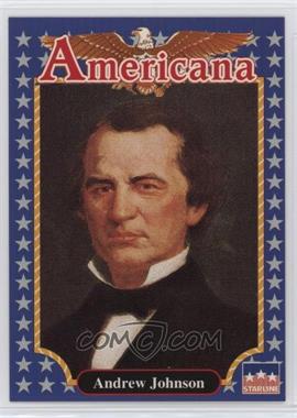 1992 Starline Americana - [Base] #50 - Andrew Johnson