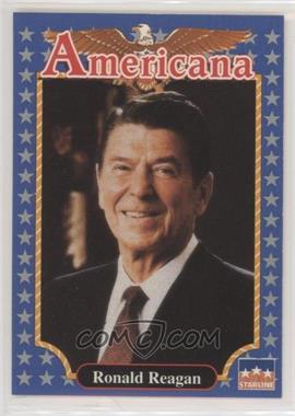 1992 Starline Americana - [Base] #83 - Ronald Reagan