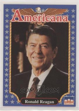 1992 Starline Americana - [Base] #83 - Ronald Reagan