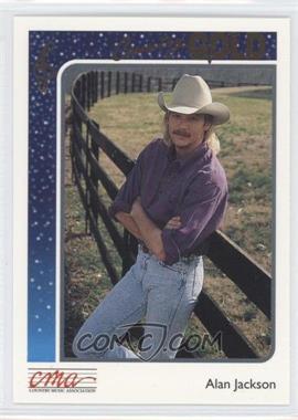 1992 Sterling Cards CMA Country Gold - [Base] - Gold #50 - Alan Jackson