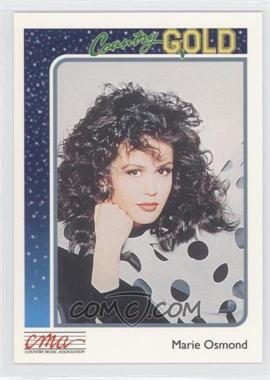 1992 Sterling Cards CMA Country Gold - [Base] #32 - Marie Osmond