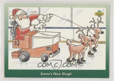 1992 Upper Deck Santa Claus - [Base] #1 - Santa's New Sleigh