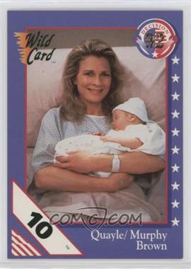 1992 Wild Card Decision '92 - [Base] - 10 Stripe #49 - Candice Bergen