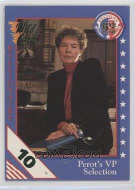 1992 Wild Card Decision '92 - [Base] - 10 Stripe #78 - Jeanne Kirkpatrick