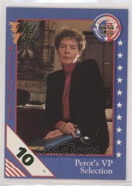 1992 Wild Card Decision '92 - [Base] - 10 Stripe #78 - Jeanne Kirkpatrick