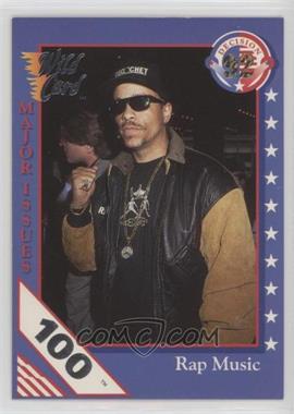 1992 Wild Card Decision '92 - [Base] - 100 Stripe #80 - Ice-T