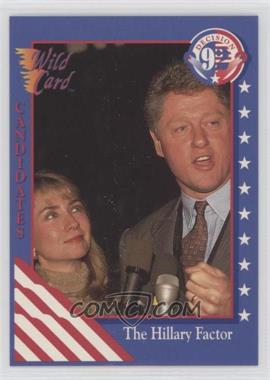 1992 Wild Card Decision '92 - [Base] #85 - Hillary Clinton, Bill Clinton