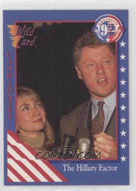 1992 Wild Card Decision '92 - [Base] #85 - Hillary Clinton, Bill Clinton